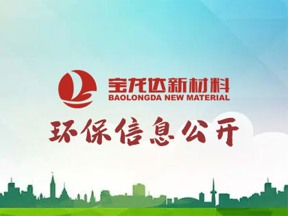 山東寶龍達(dá)新材料有限公司危險(xiǎn)廢物污染環(huán)境防治信息公開(kāi)